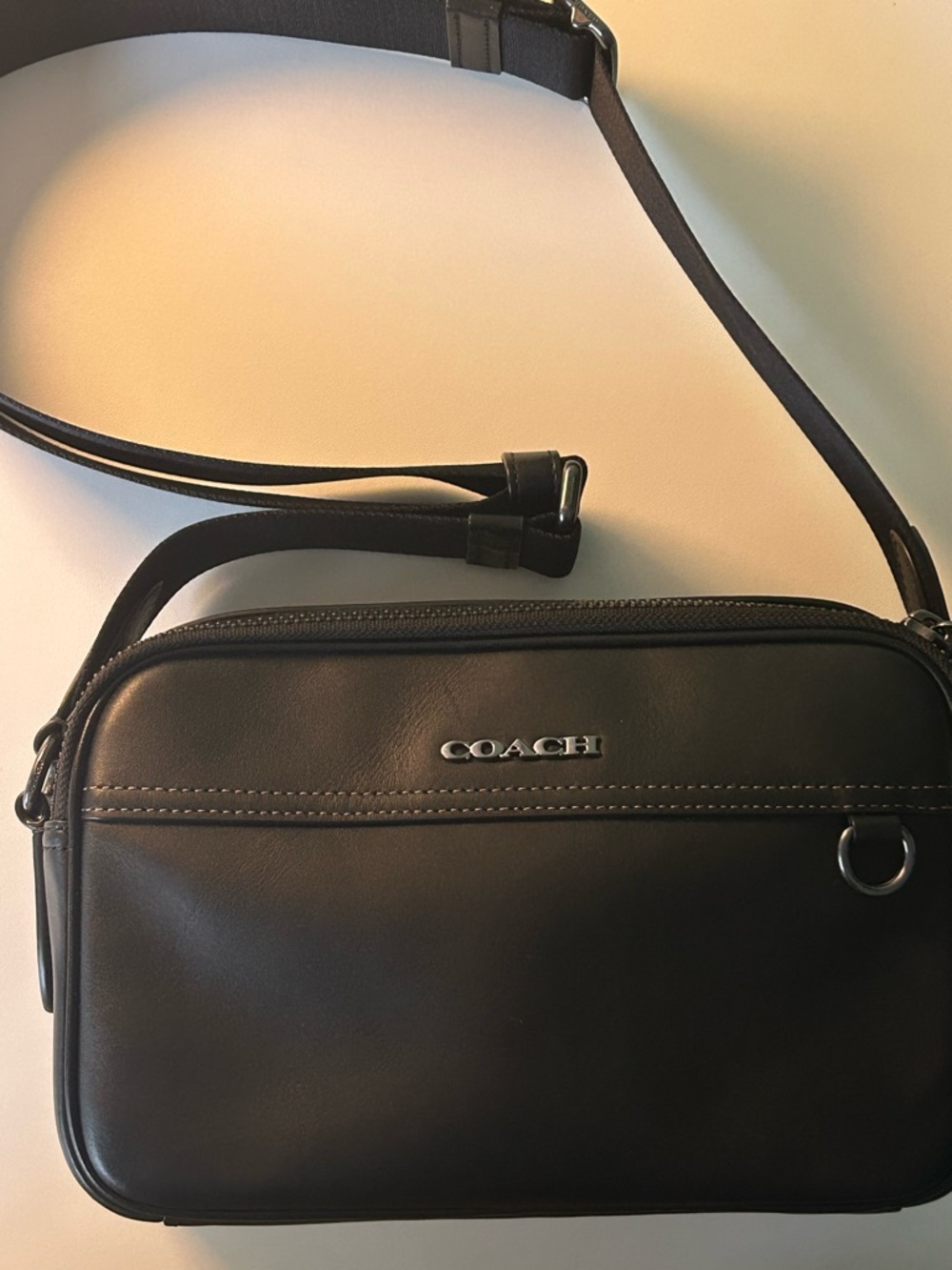 COACH Black Leather Crossbody Bag - Picture 3 of 8